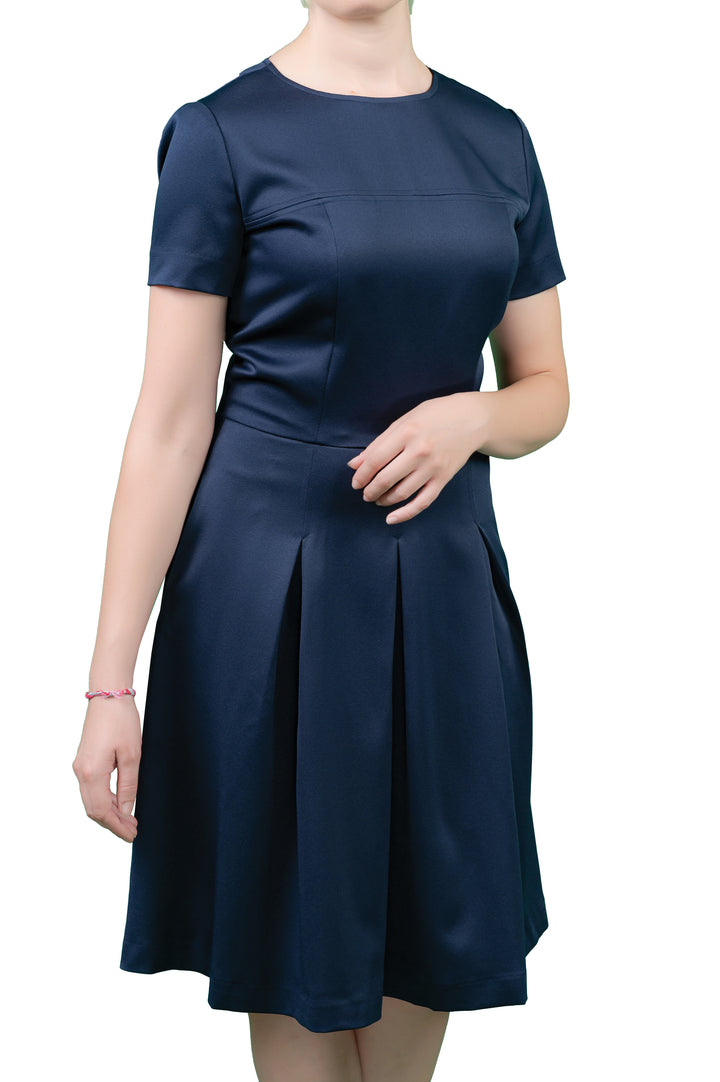 Semi-Fitted Lined Bodice Dress