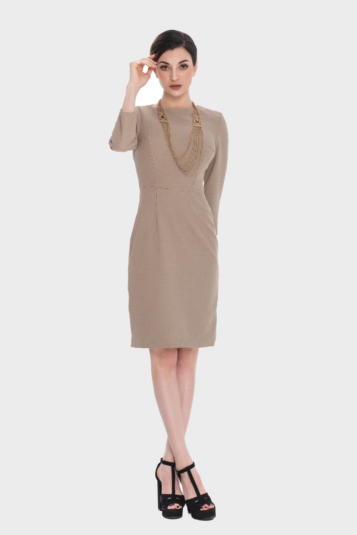 Sheath Dress, Semi-Fitted with Lined Bodice