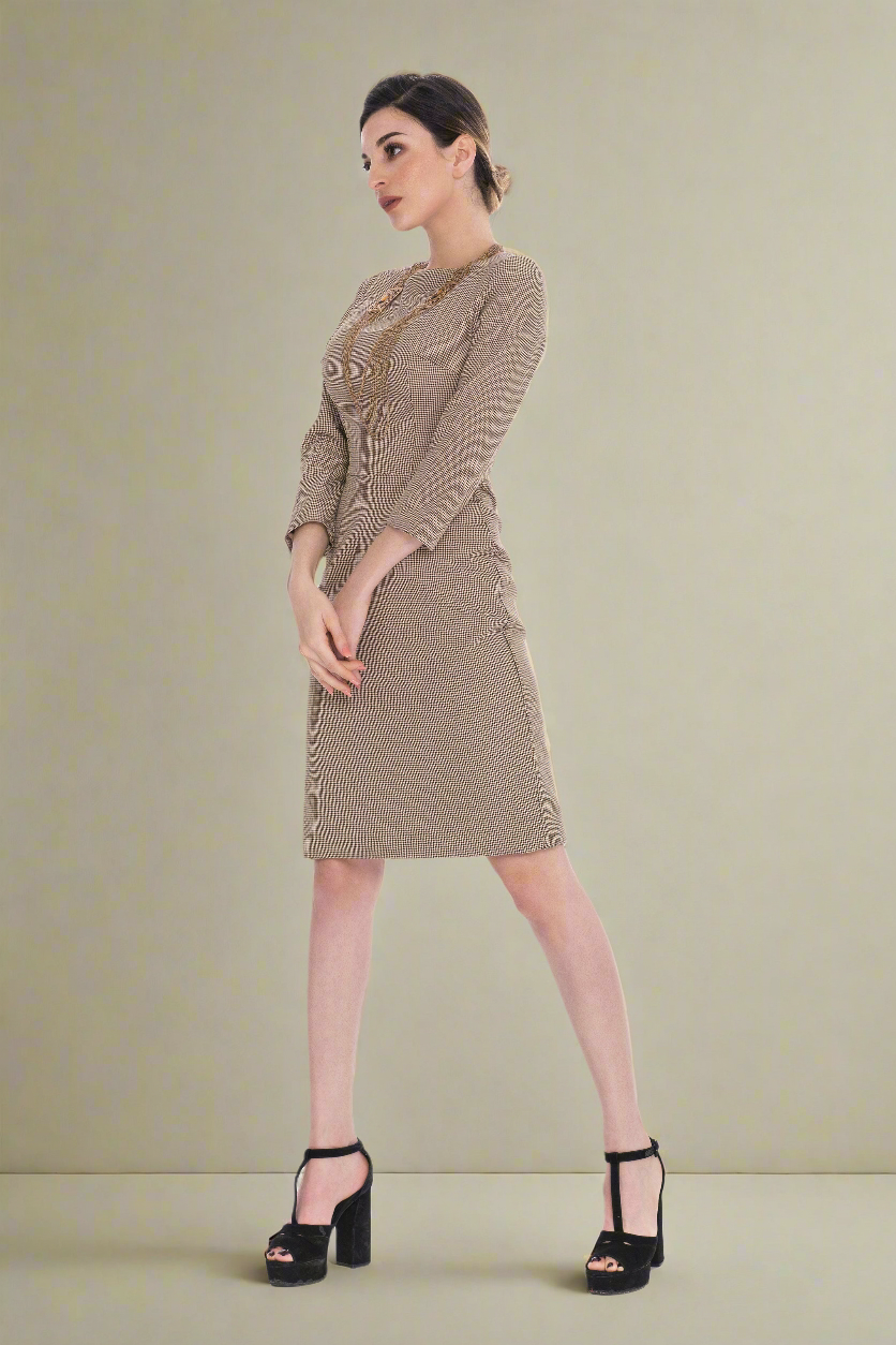 Sheath Dress, Semi-Fitted with Lined Bodice