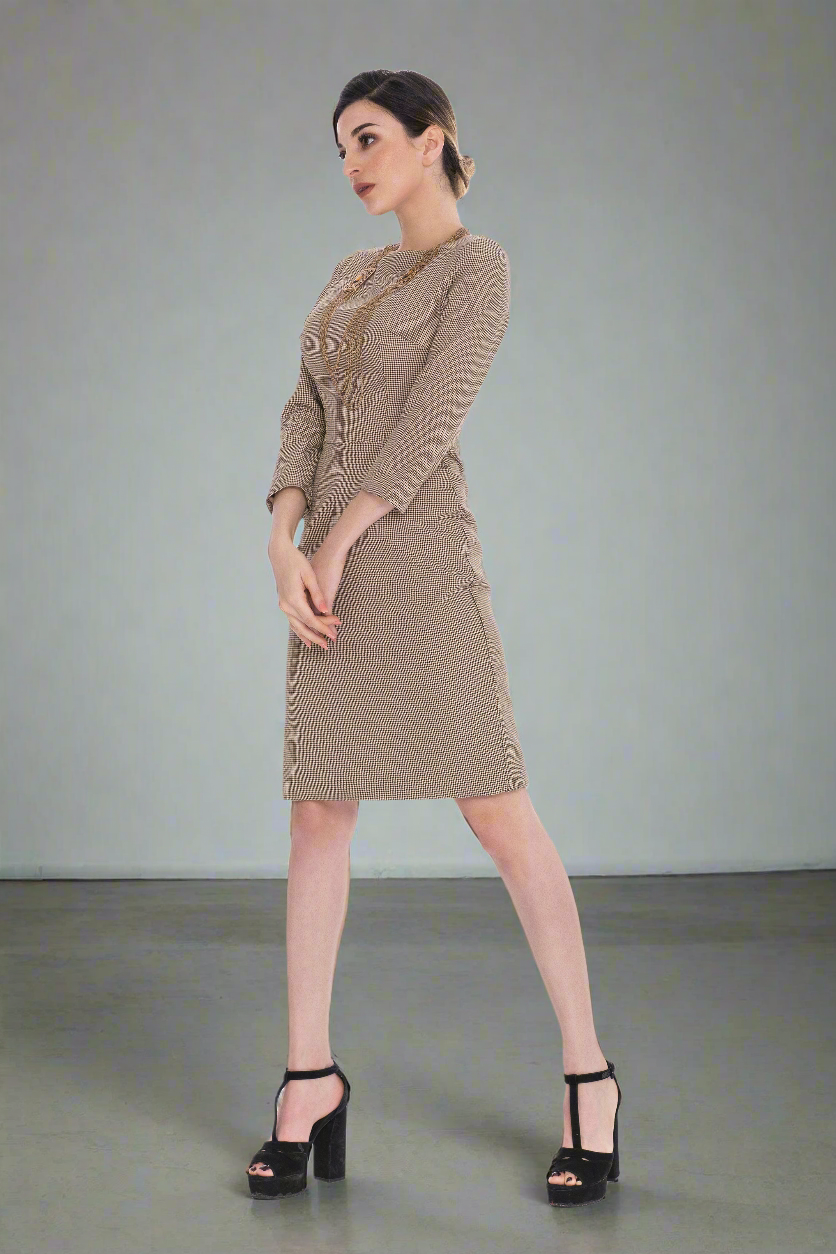 Sheath Dress, Semi-Fitted with Lined Bodice