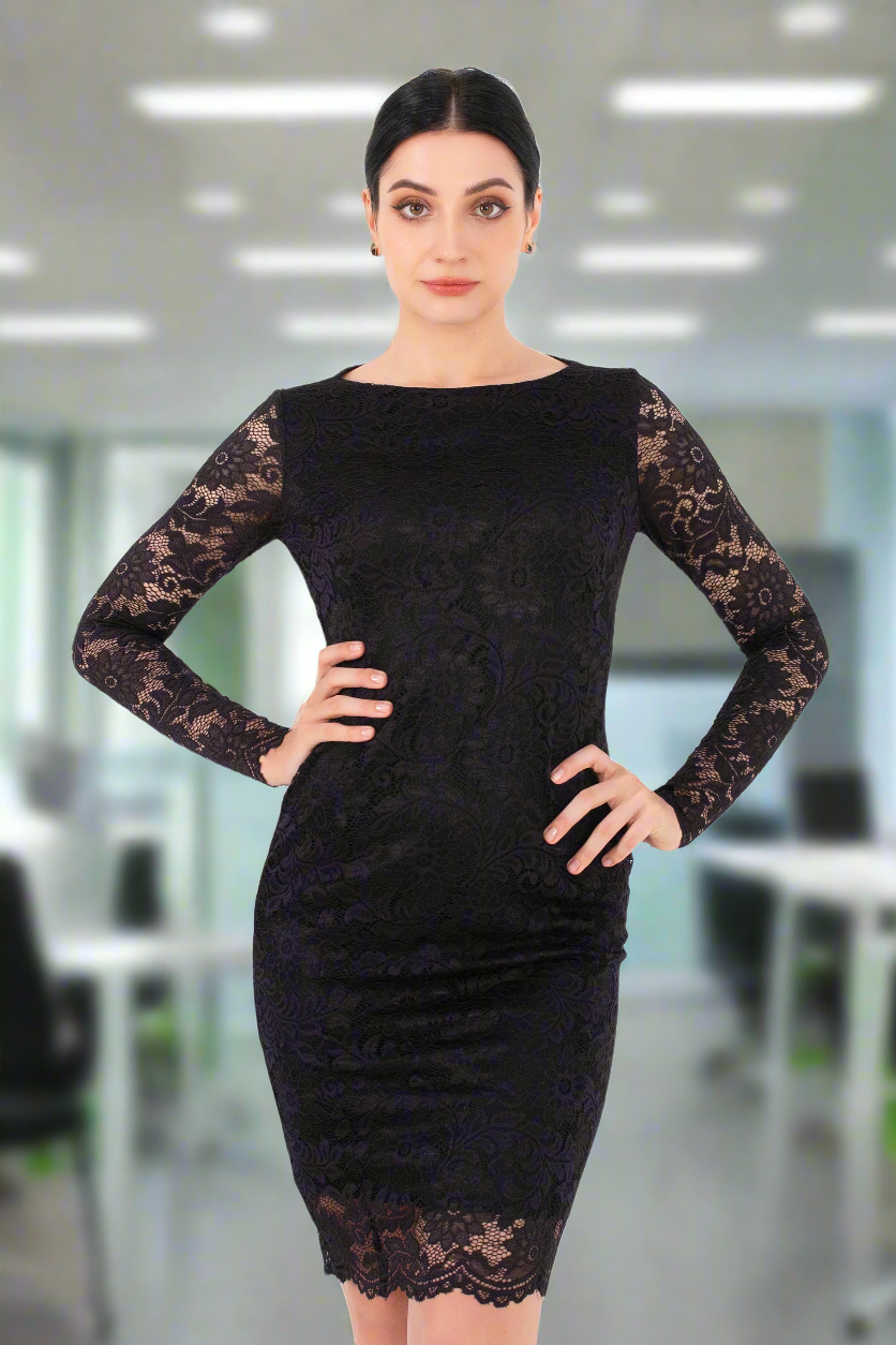 Black Pencil lace dress, Buy online Black Pencil lace dress Medium Black Pencil lace dress, Buy online Black Pencil lace dress Medium