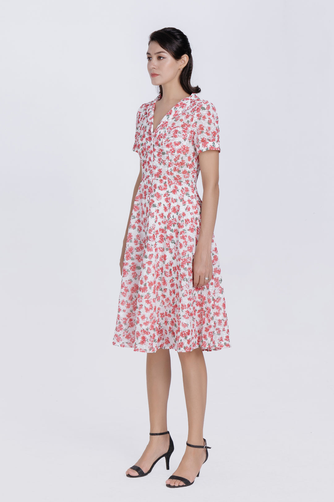 Floral Printed Shirt dress