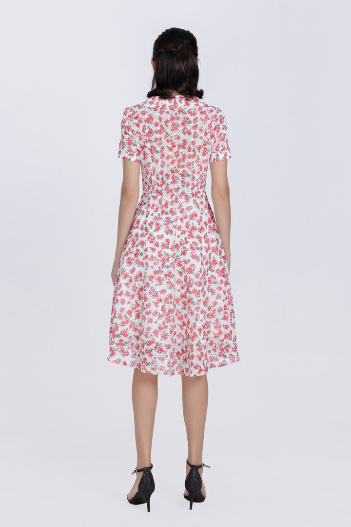 Floral Printed Shirt dress