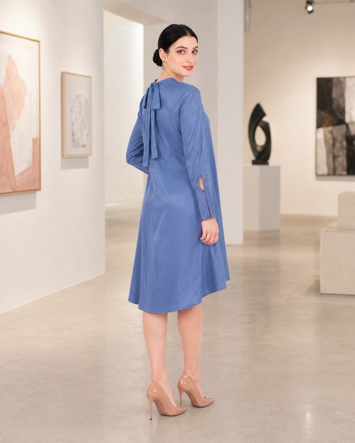Loose-Fit High-Low Dress for Maternity and Everyday Wear